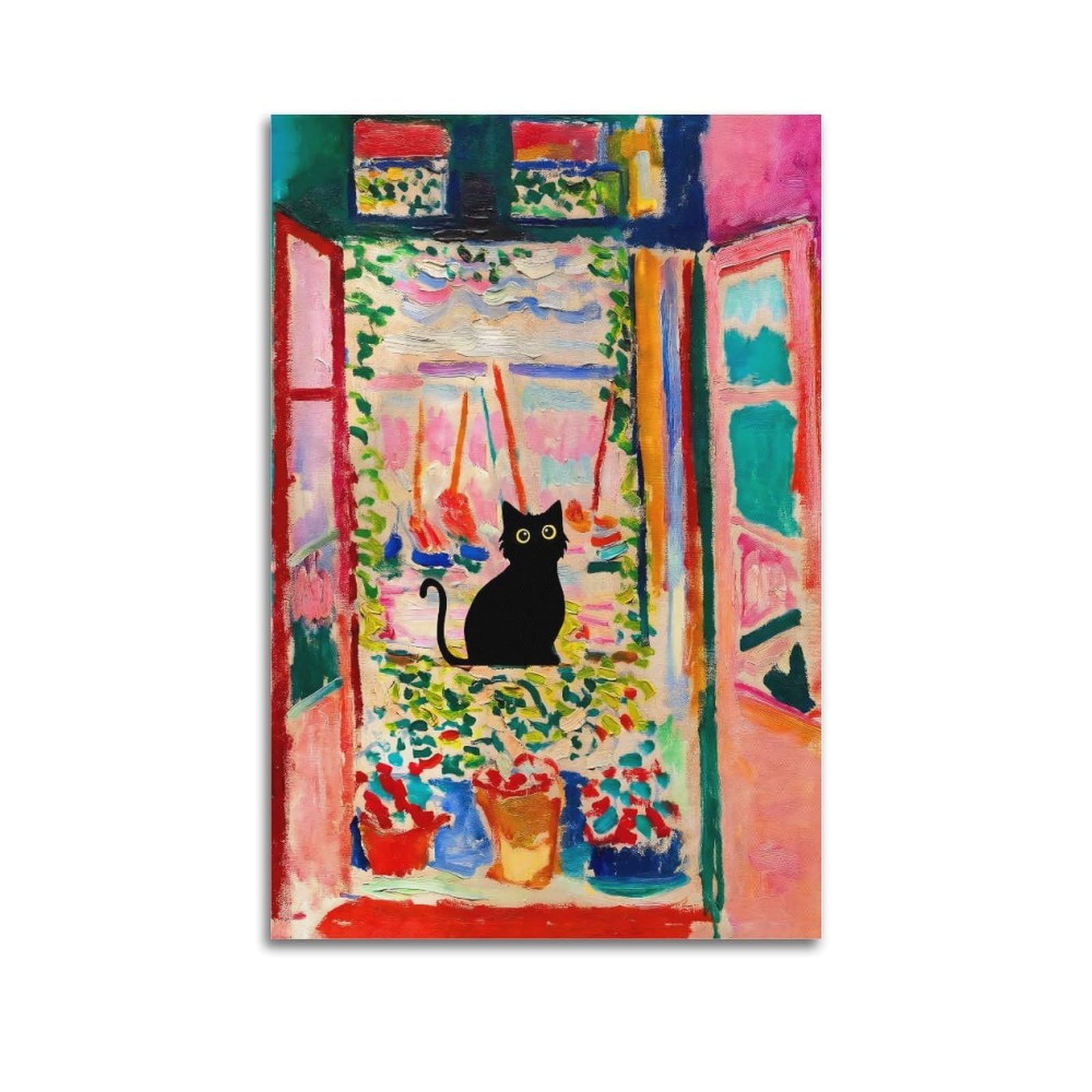 JoenTdrn Henri Matisse Aesthetic Canvas Wall Art Print Home Decor for Bedroom Living Room16x24inch(40x60cm) Unframe-style