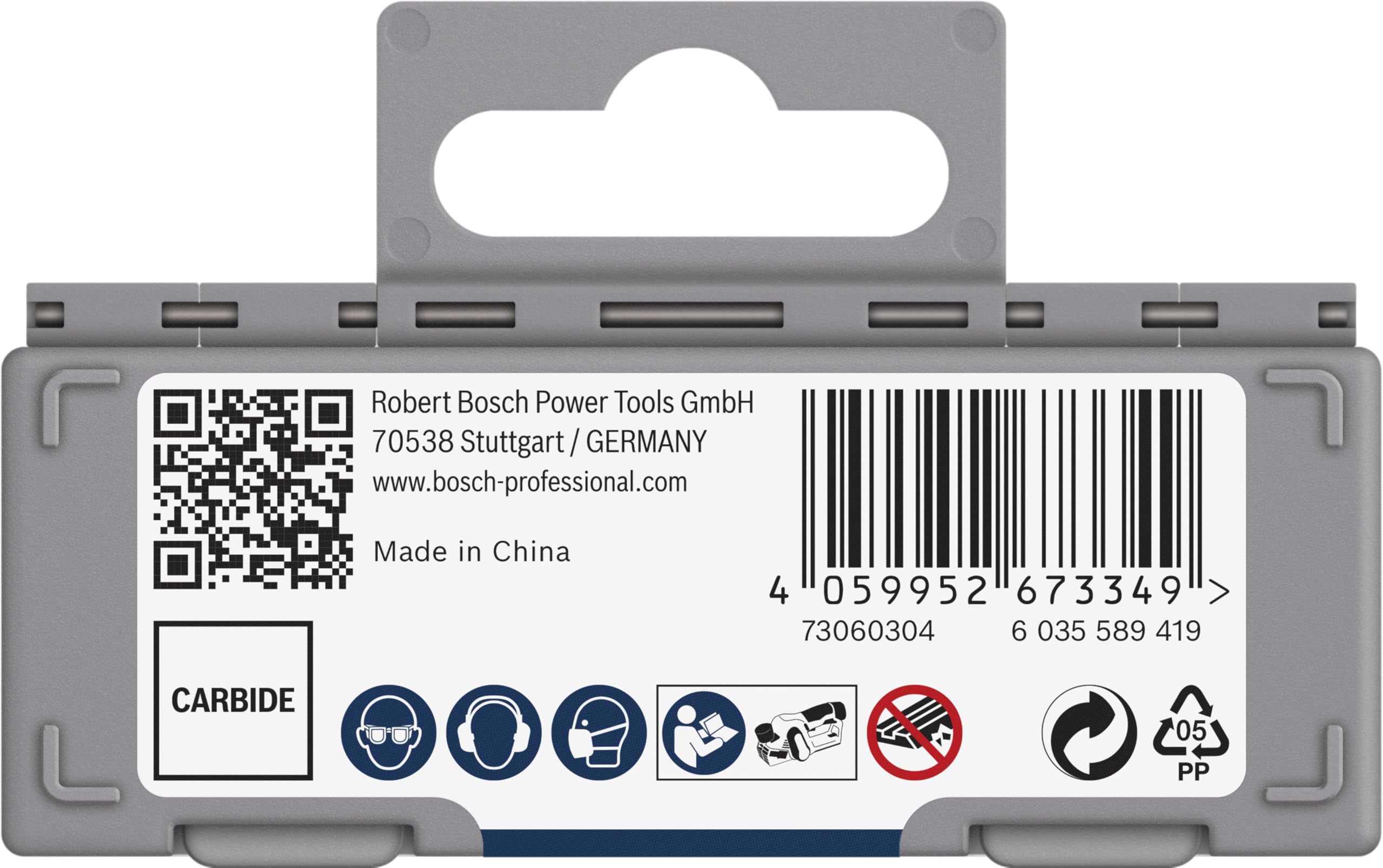 Bosch 10x Cuchilla para cepillo PRO (para Tableros recubiertos de plástico, Madera dura, 56 x 5,5 x 1,1 mm, Professional Accesorios Cepillo, Cepillo a batería)