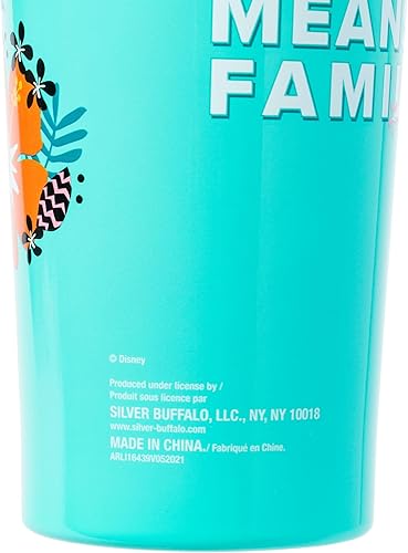 Miniatura 6 de Silver Buffalo Lilo and Stitch Ohana Means Family Pineapple - Vaso de acero inoxidable de doble pared de 22 onzas con popote