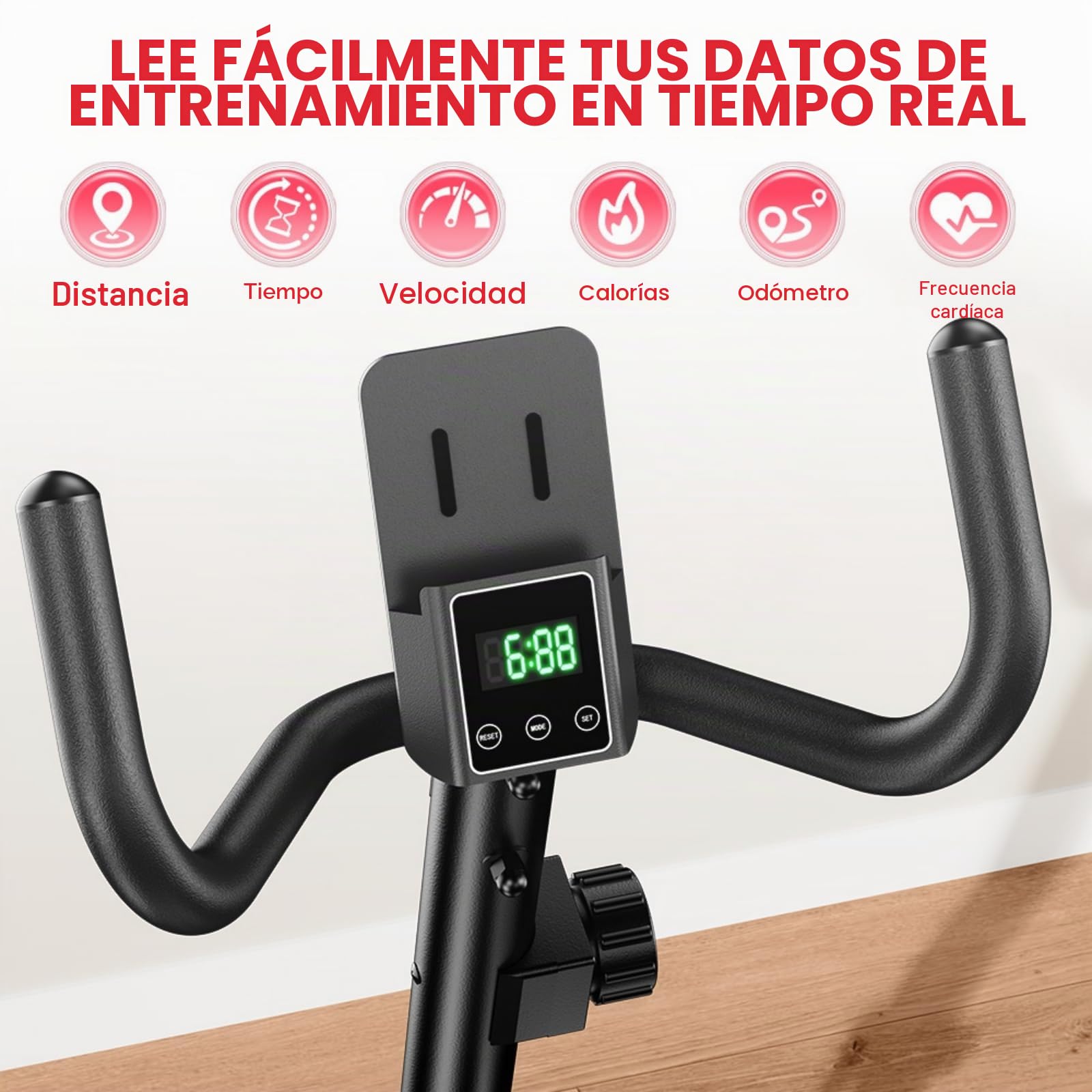 Bicicleta Estática Reclinada para Casa con Respaldo Ergonómico, Bicicleta Magnética Horizontal, 16 Niveles de Resistencia, Pantalla LCD, Ideal para Cardio y Rehabilitación, Soporta hasta 150 KG