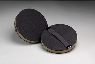 3M Screen Cloth Disc Hand Pad 82793, 8' Diameter, 1' Thick, Black (Pack of 10)