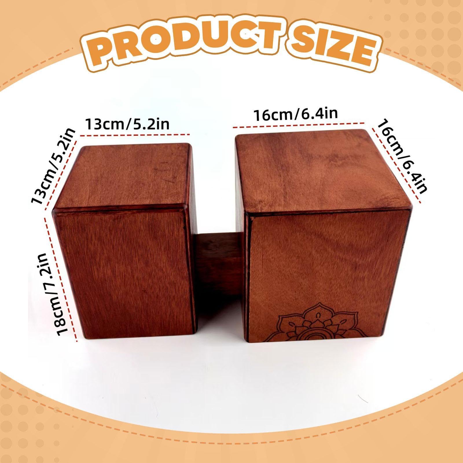 Baoblaze Tambor Bongo de Madera, Tambor de Mano, Instrumento Musical para Principiantes Y Profesionales, Caja de Tambores