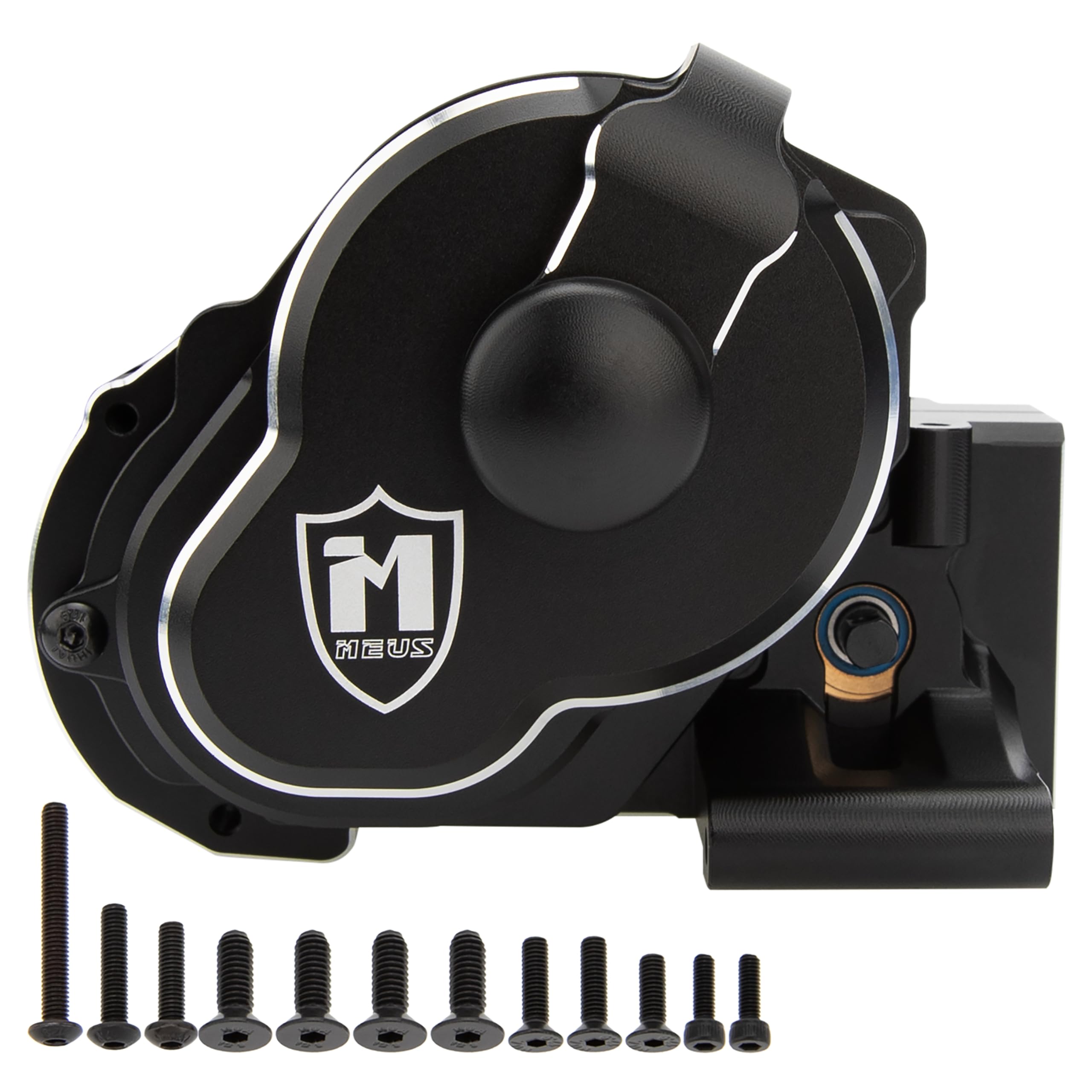 MEUS RACING Transmission Gearbox for 272 272R Traxxas VXL 2WD Slash Bandit Rustler Stampede Drag Slash C10 Mustang 5.0 F-150 Raptor (Black)