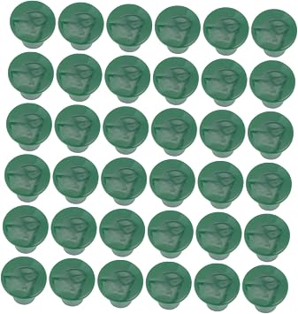 36Pcs Bamboo Cane Caps for Garden Plants Safety Corner Covers for Plant Support Sticks Protective Pole Tips for Gardening Sturdy Plastic Cane Sleeve Covers