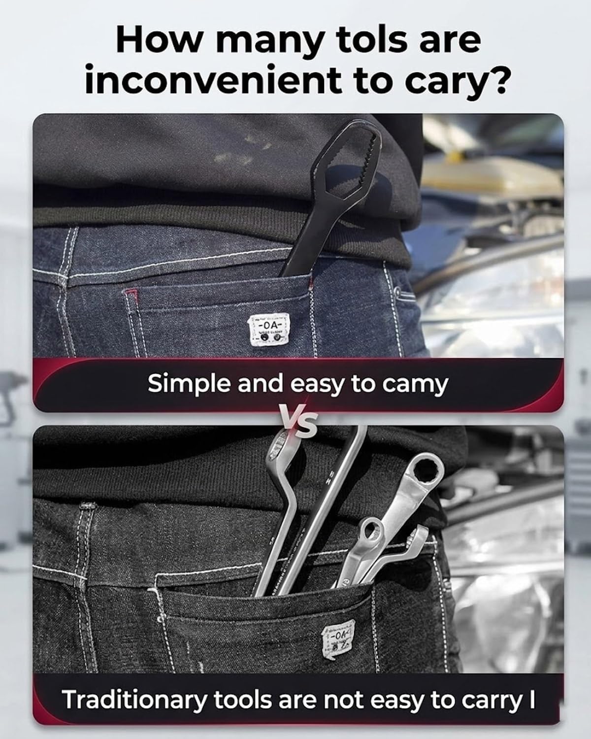 Car Universal Self Adjusting Wrench Tool(Double End),Multi-functional Adjustable Wrench Set,Double-Head Self-Tightening Wrenches, 3mm-22mm for Outdoor Riding Home Improvement and Automotive Tasks