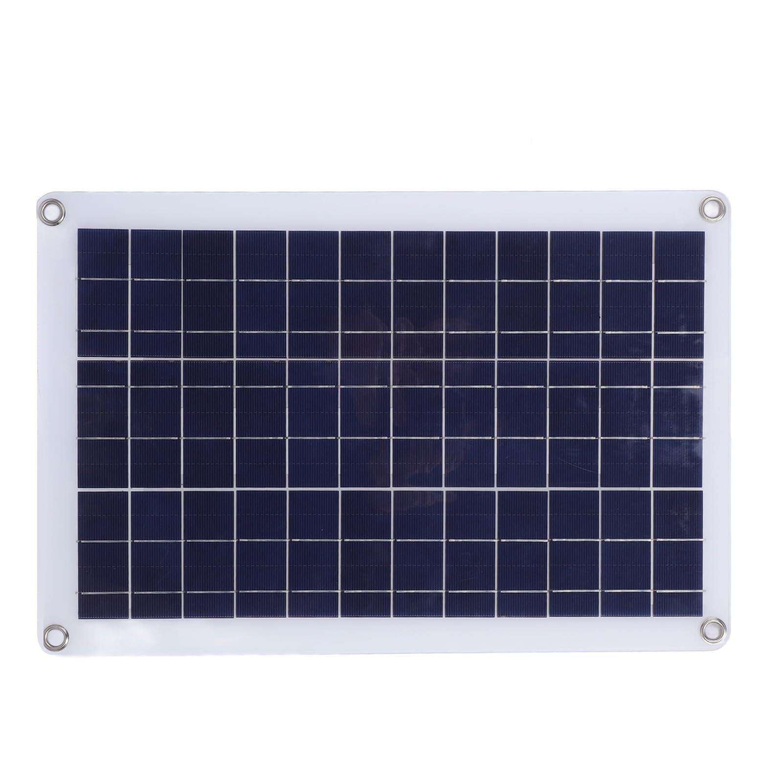 20W Solar Panel Kit with Water Resistant Design | Caricabatterie portatile per viaggi in campeggio, Silicio monocristallino, Compatibilità 60A, Prevenzione carica inversa,