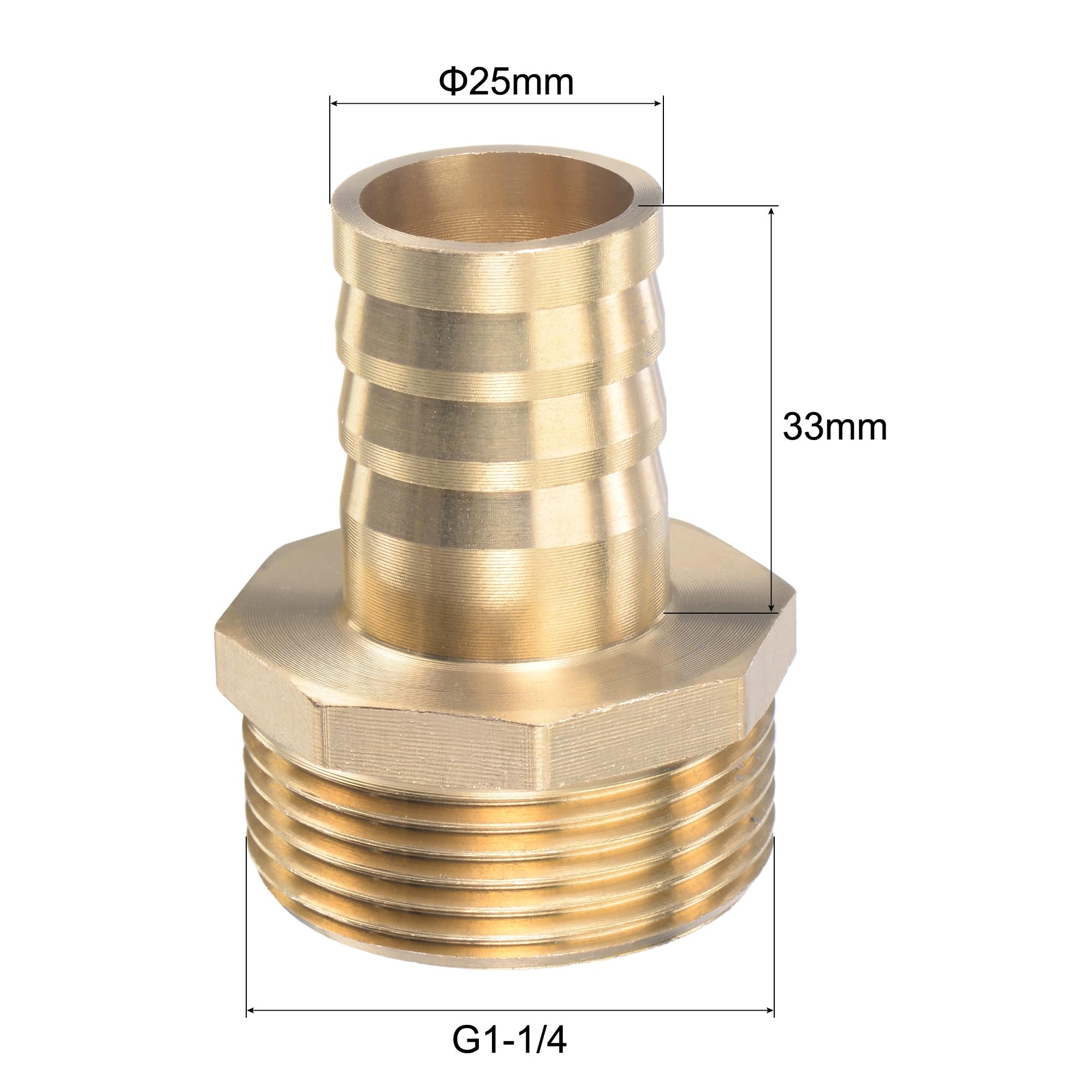 Raccord Cannelé Pour Tuyau Sourcing Map Lot De 2 Adaptateurs De Raccord De Tuyau Cannel En Laiton 19 Mm X G1 575852