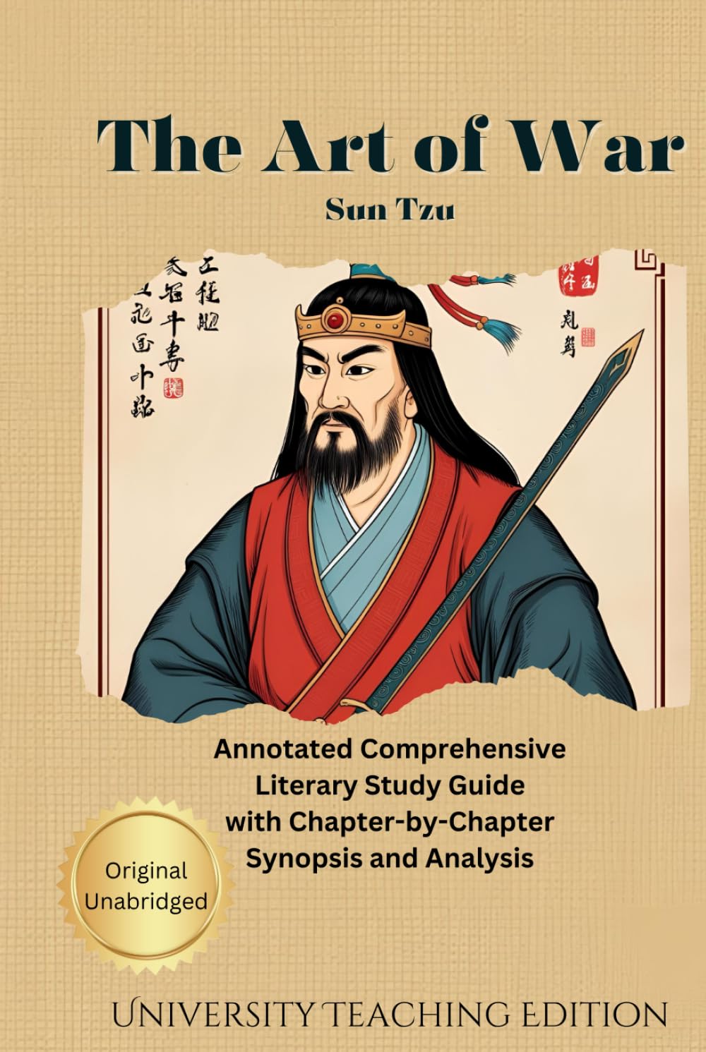 The Art of War: Annotated Comprehensive Literary Study Guide With Chapter by Chapter Synopsis      Hardcover – March 26, 2025
