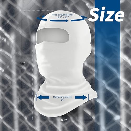 Miniatura 98 de YESLIFE Máscara de esquí, máscara facial para hombres y mujeres, esquí, snowboard, motocicleta, protección UV y protección contra el viento 6 Negro