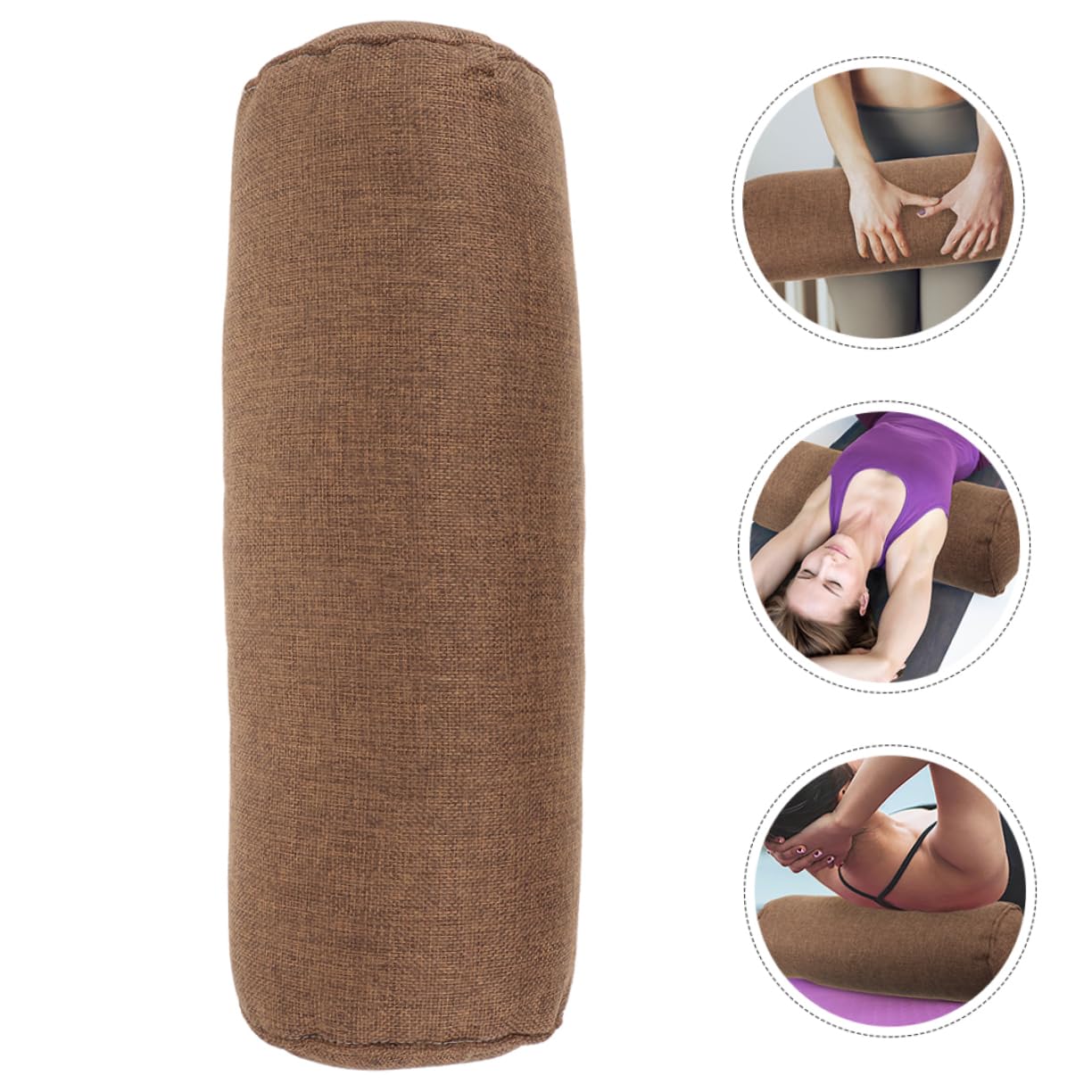 Yogakissen aus Baumwolle als Leichtes Yoga Zubehör und Lendenstützkissen für Zuhause mit Unterstützung Geschenke für Yoga Fans im Alltag