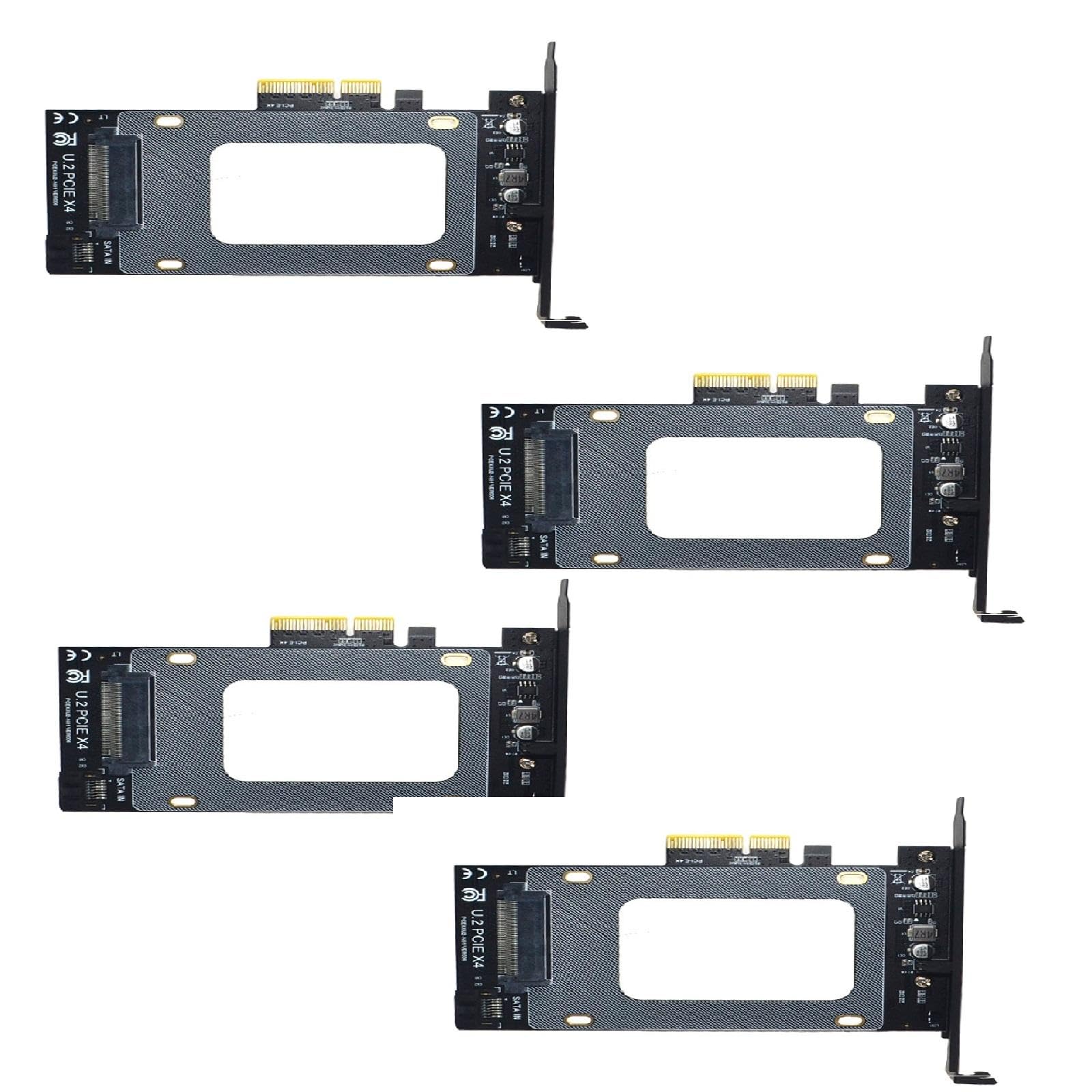 Merishopp 4pcs PCI-E 3.0 4X to U.2 SFF-8639 Expansion Card Adapter for Desktop PC | Computers/Tablets & Networking | Computer Components & Parts | Interface/Add-On Cards-image-38