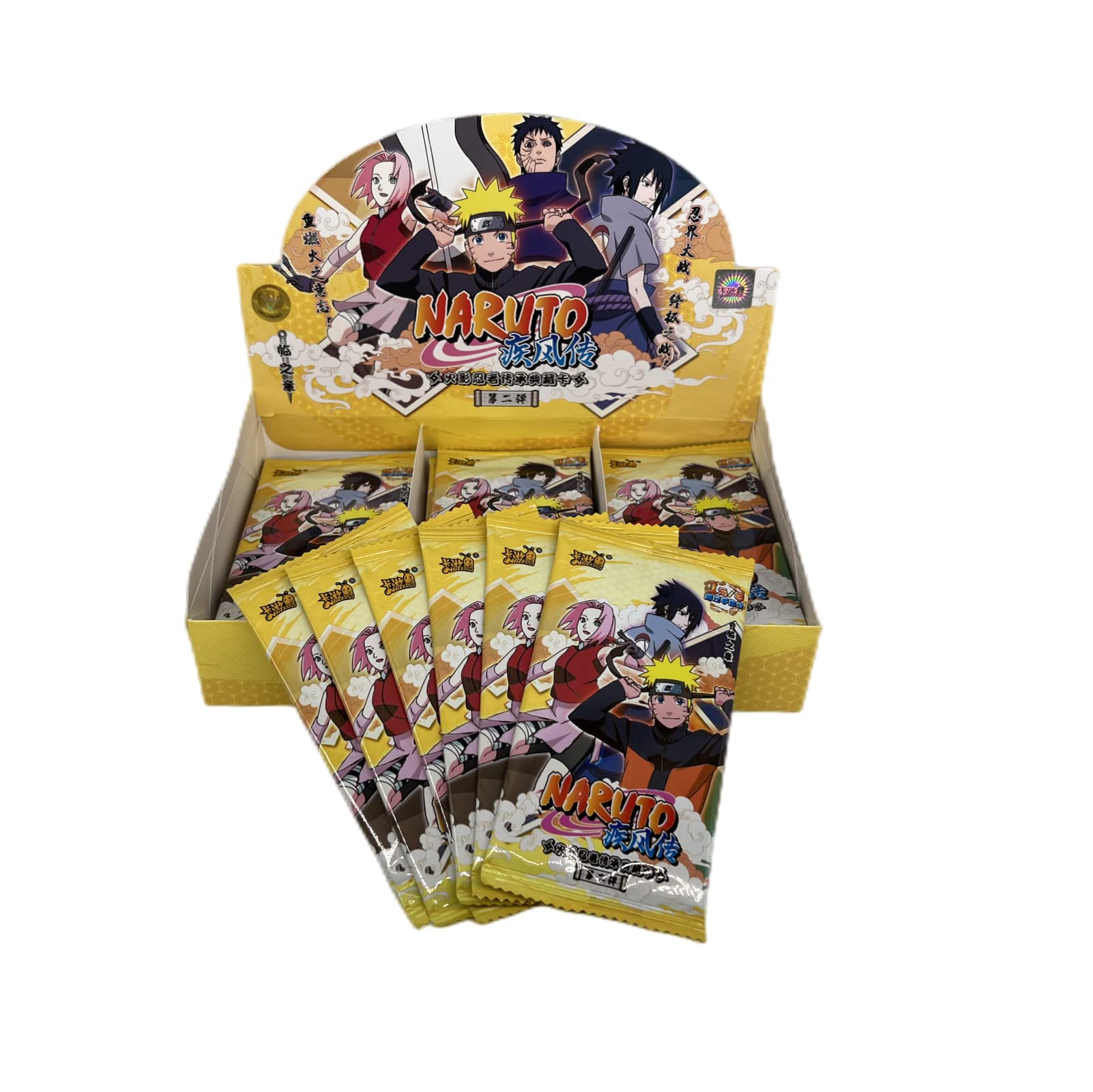 Amazon.com: Flymis Naruto Cards Booster Box - Official Anime CCG