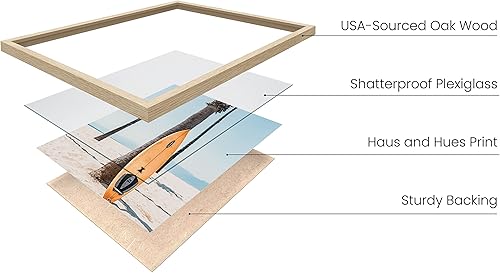 Miniatura 2 de HAUS AND HUES Arte de surf y fotos de playa, póster de palmeras, arte de pared de palmeras de California, decoración de habitación de surfistas