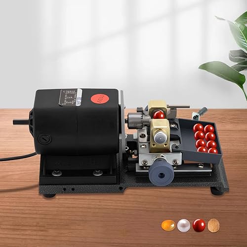 Miniatura 2 de Juego completo de taladro de perlas, 110 V, 480 W, soporte para herramientas de joyería de piedra ámbar coral, interruptor de pedal, velocidad
