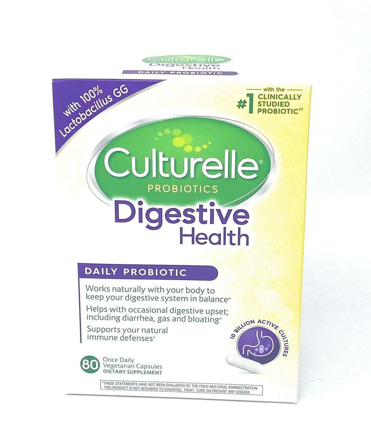 Culturelle Digestive Health Probiotic, 80 Capsules