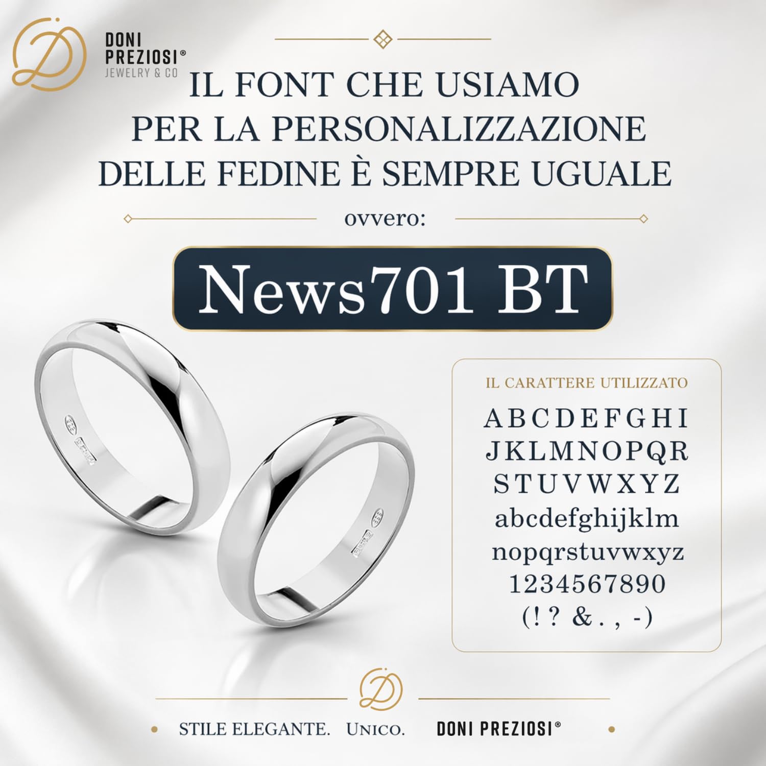 Coppia Fedine Personalizzabili in Argento 925 con Incisione Nome e Data - 2 Anelli Fidanzamento Lui e Lei - Fedina Personalizzata Uomo Donna - Regalo San Valentino, Anniversario - Placcato Oro