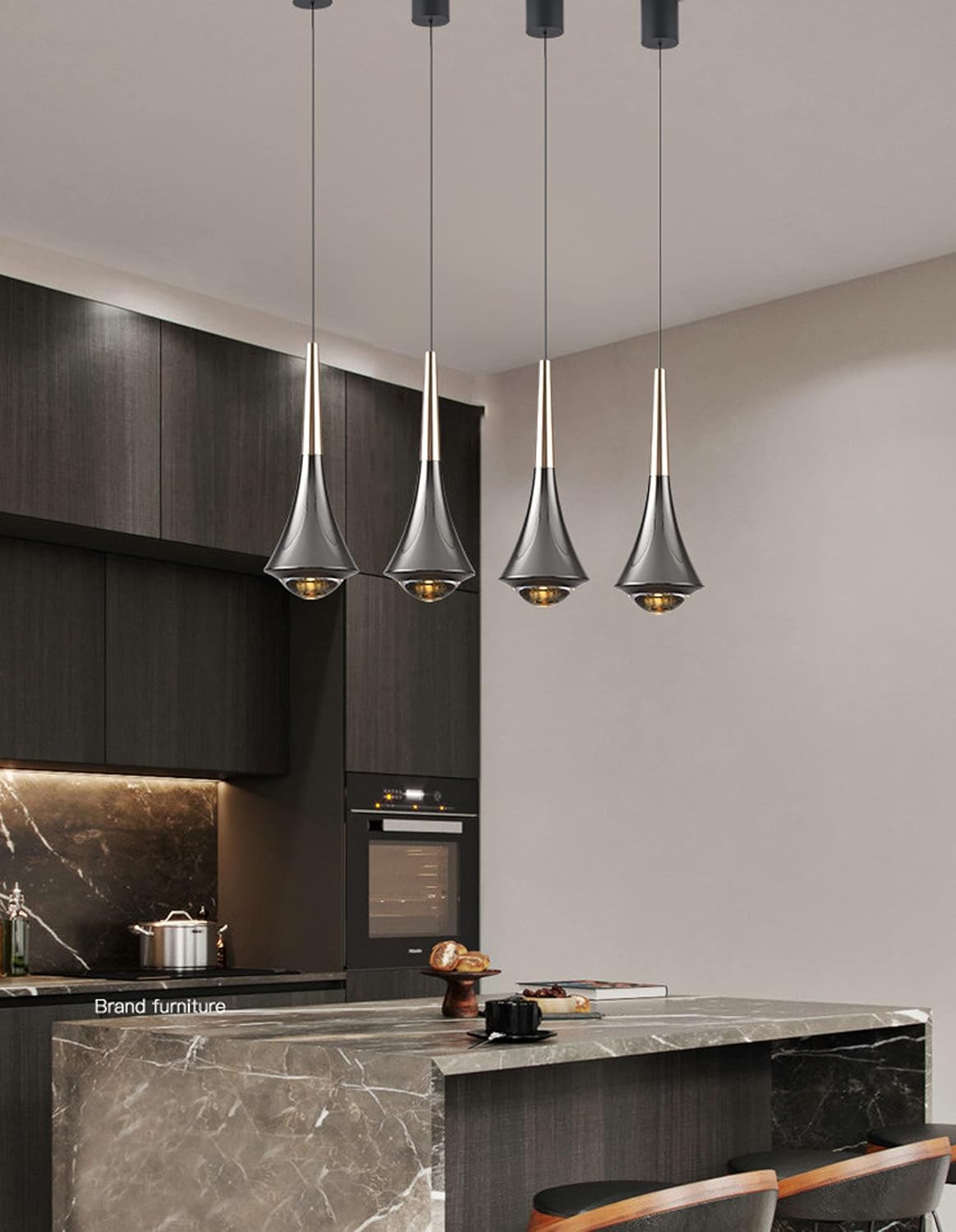 鹿のデザイン ガラス製ペンダントライト スポットライト ダクトレール