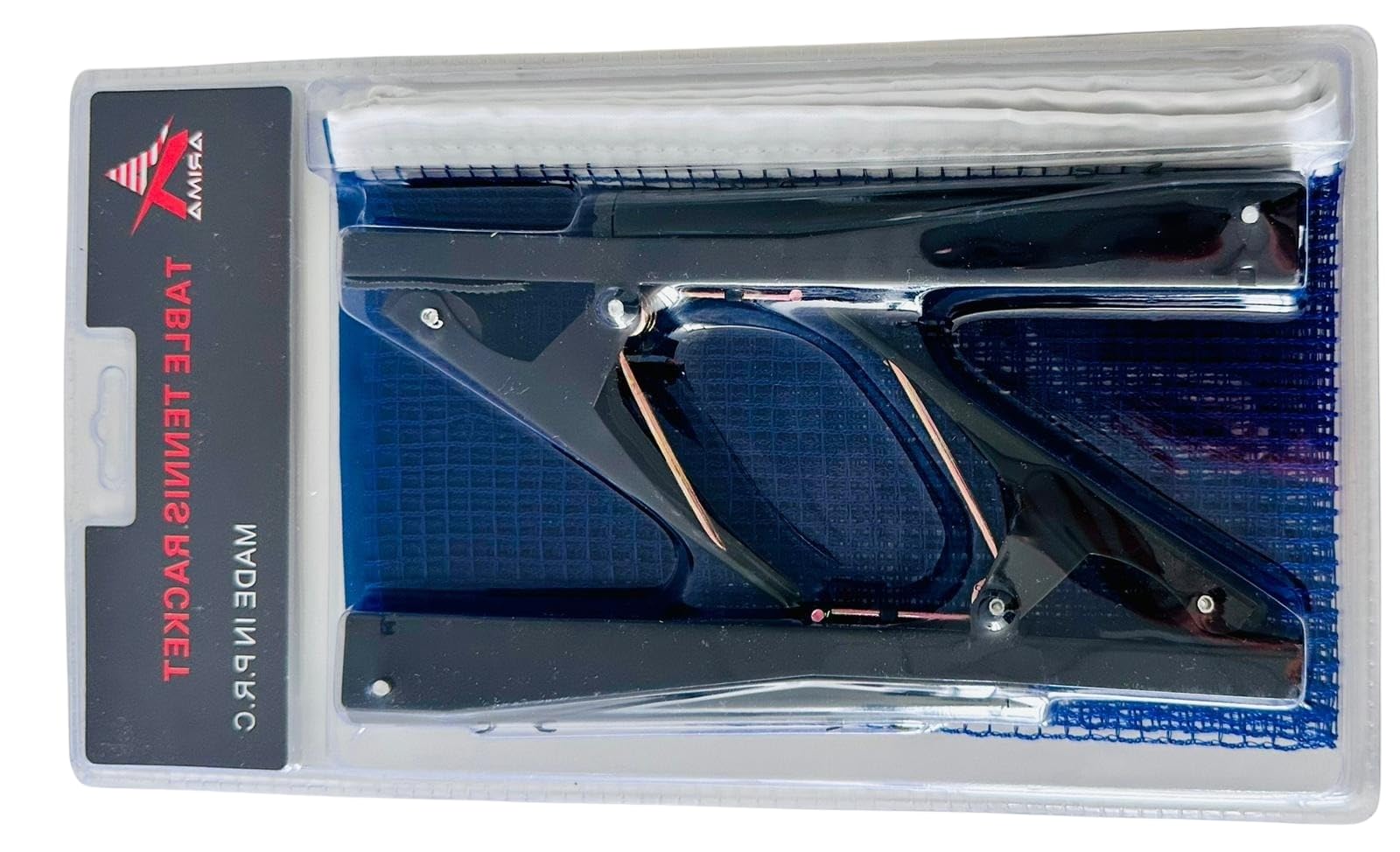 ARIMA Indoor Table Tennis Net and Post Set – Adjustable 175–180cm Length – Steel Frame with Chemical Fibre Net – Portable Ping Pong Accessory for Tables and Home Play