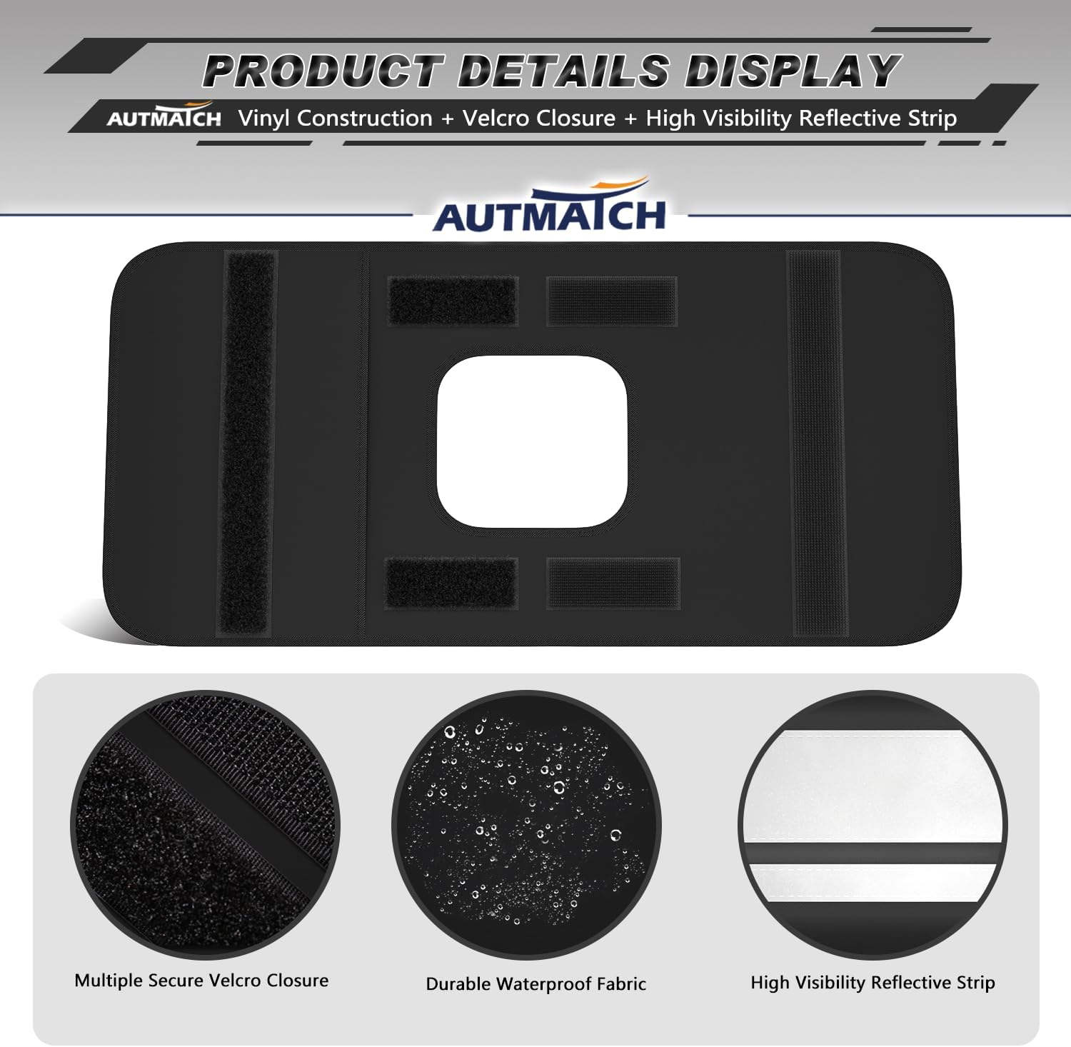 AUTMATCH Winch Cable Damper - Winch Dampener Reduce Recoil & Safer Recovery
