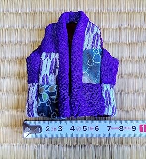 ミニチュアちゃんちゃんこ着物 お人形用服 アンティーク インテリア