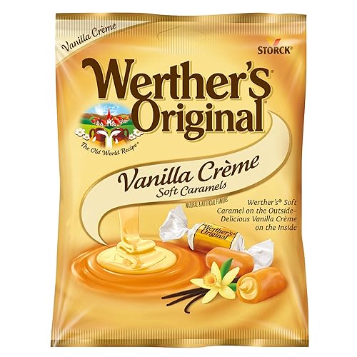 Miniatura 9 de Werther's Original Harvest Caramels - Caramelos suaves de manzana caramelo, edición limitada, 2 paquetes