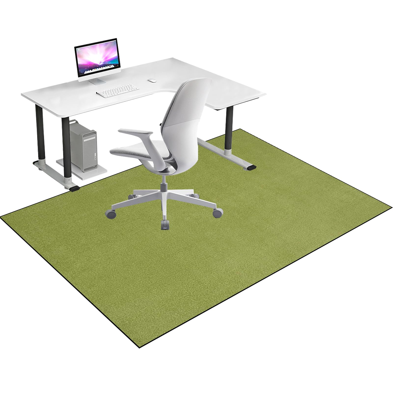 Heavy Duty Office Gaming Chair Mats for Carpeted and Hardwood 90 x 140 cm Floor Carpet Protector Chair Mat for Home & Office Floor Mat for Office Chair Anti-skidding Desk Chair Mat for Rolling Chair
