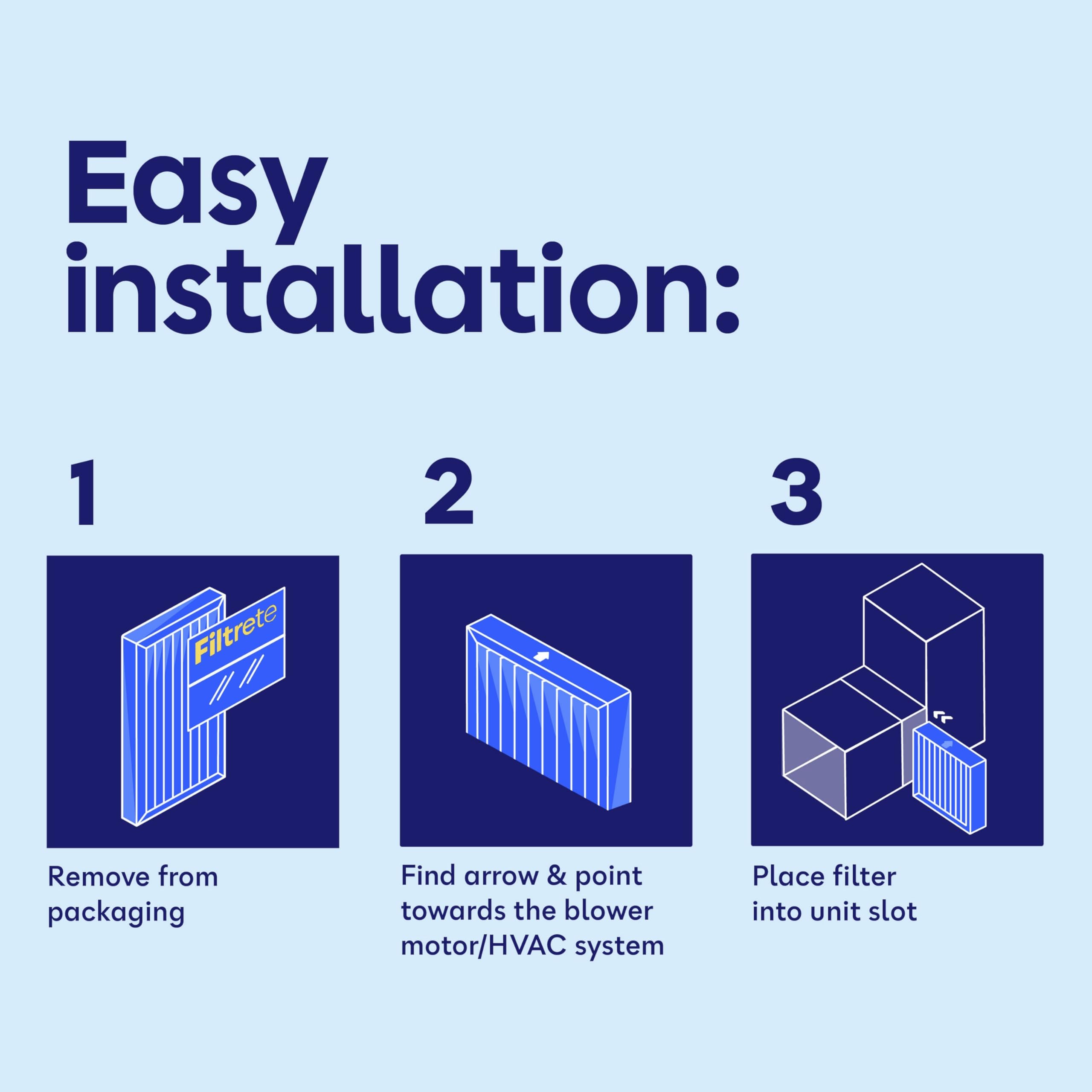 Filtrete AprilAire 213 Filtro de aire, filtros de repuesto AprilAire 213, MERV 13, MPR 1900, alérgenos, bacterias, virus y contaminantes del aire, filtro de aire acondicionado de 12 meses, aire más