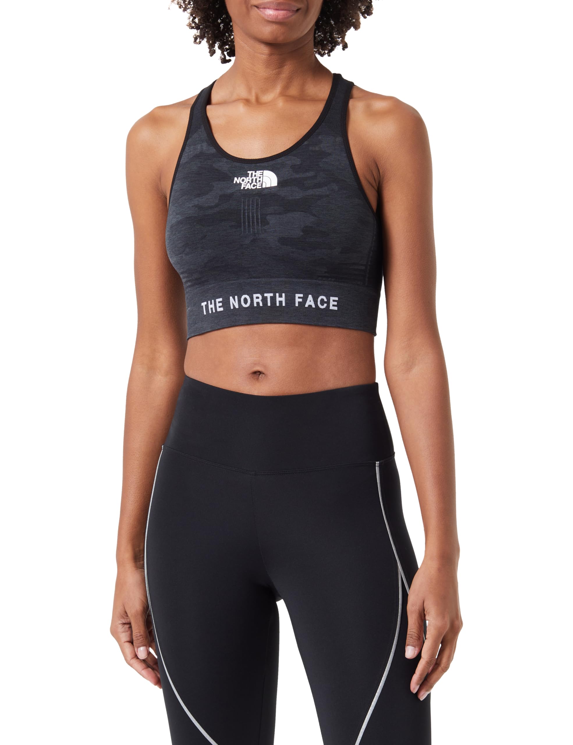 The North Face Seamless Top Reggiseno Sportivo TNF Black/Asphalt Grey L