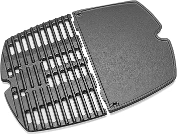 交換部品 6558グリドル&7644クッキンググレートハーフに対応 Weber Q-Q100 Q120 Q1000 Q1200シリーズガスグリルの追加部品