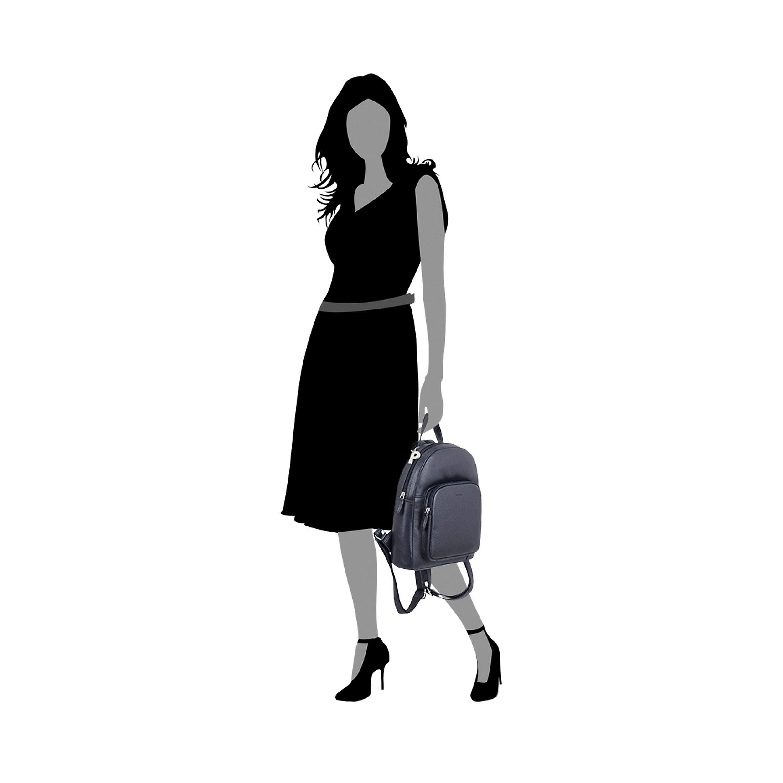 Picard Damen, Unisex Rucksack LUIS aus Rindsleder Mittel, Klein | mit Reißverschluss | Rucksack | Alltag, Ausgehen, Business