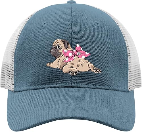 Caps Pug Dog Dad Hats for Men Graphic Baseball Caps Adjustable