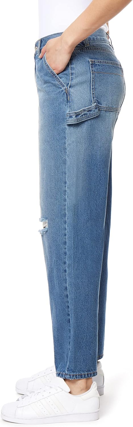 WallFlower Women's Carpenter Denim Low-Rise Insta Classic Juniors Jeans