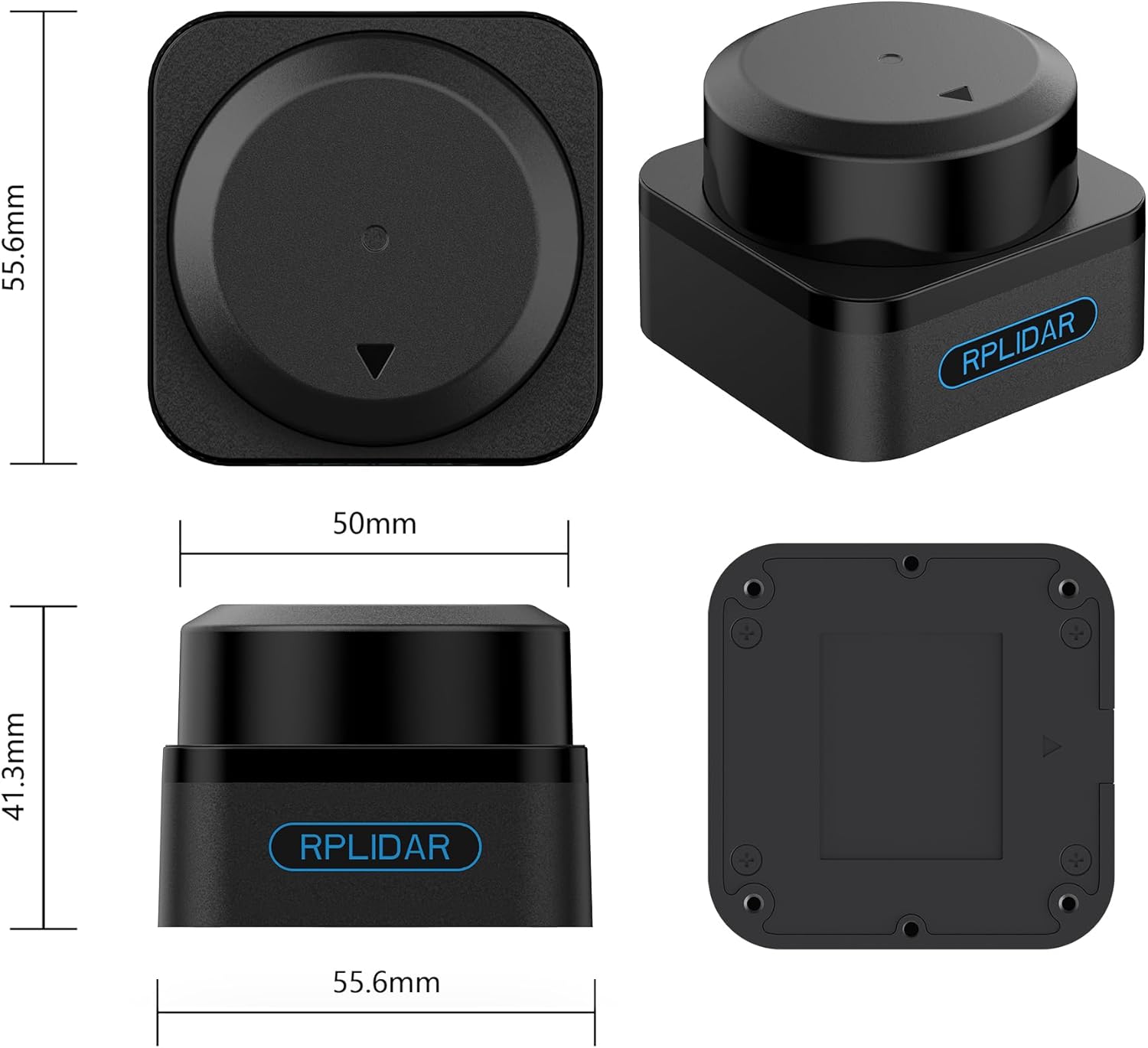 DTOF LiDAR Time-of-Flight Lidar RPLIDAR S3, 40m Distance Range 32Khz Sample Frequency Smaller Size Better Performance Worry-Free