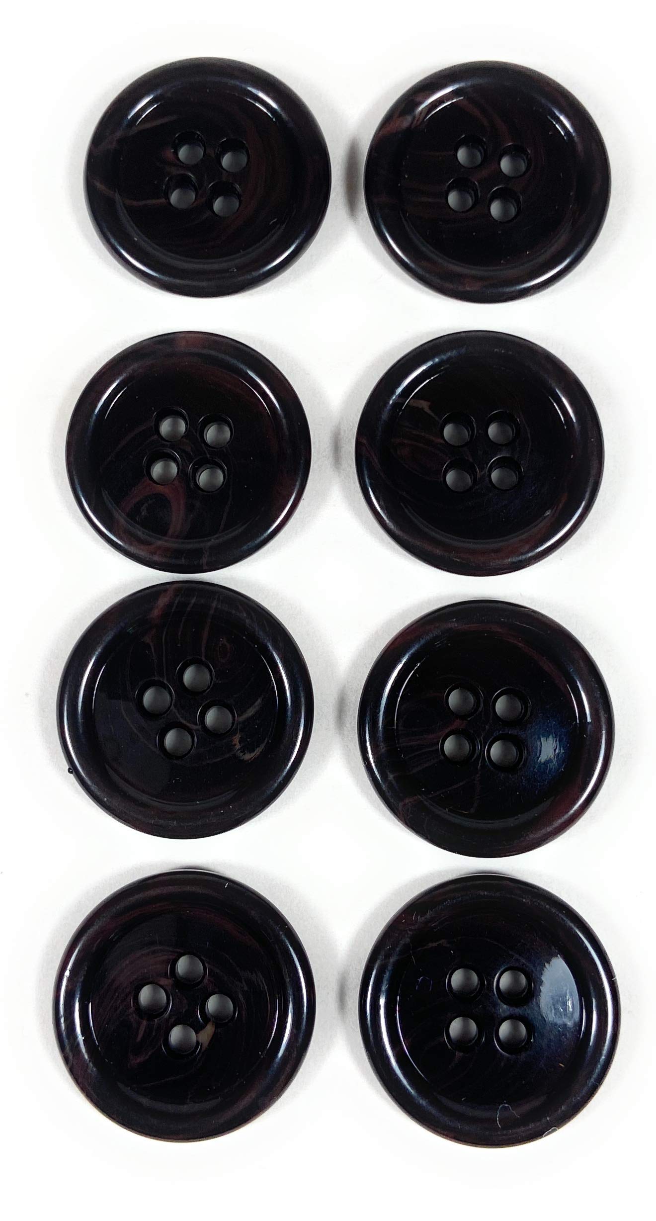 Amazon.com: 8 Dark Brown Button Set -3/4
