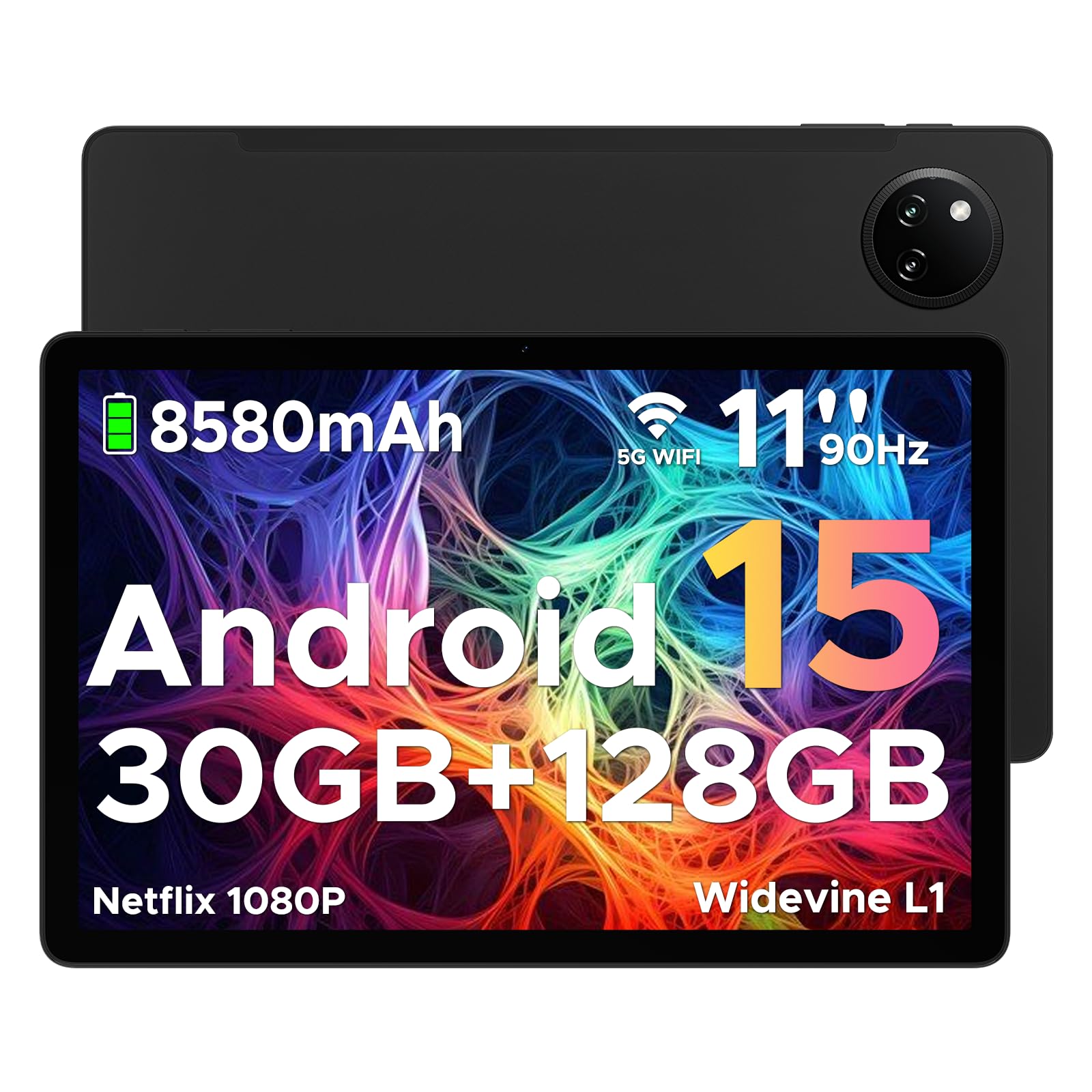 DOOGEE Tab A9 Pro+ Android 15 Tablet, 11 Inch Tablets with 90Hz HD