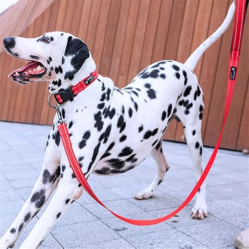 Miniatura 6 de EXCELLENT ELITE SPANKER Cuerda de tracción de nailon resistente y duradera para perros de 4 pies de largo 34 pulgadas de ancho con mango para perros