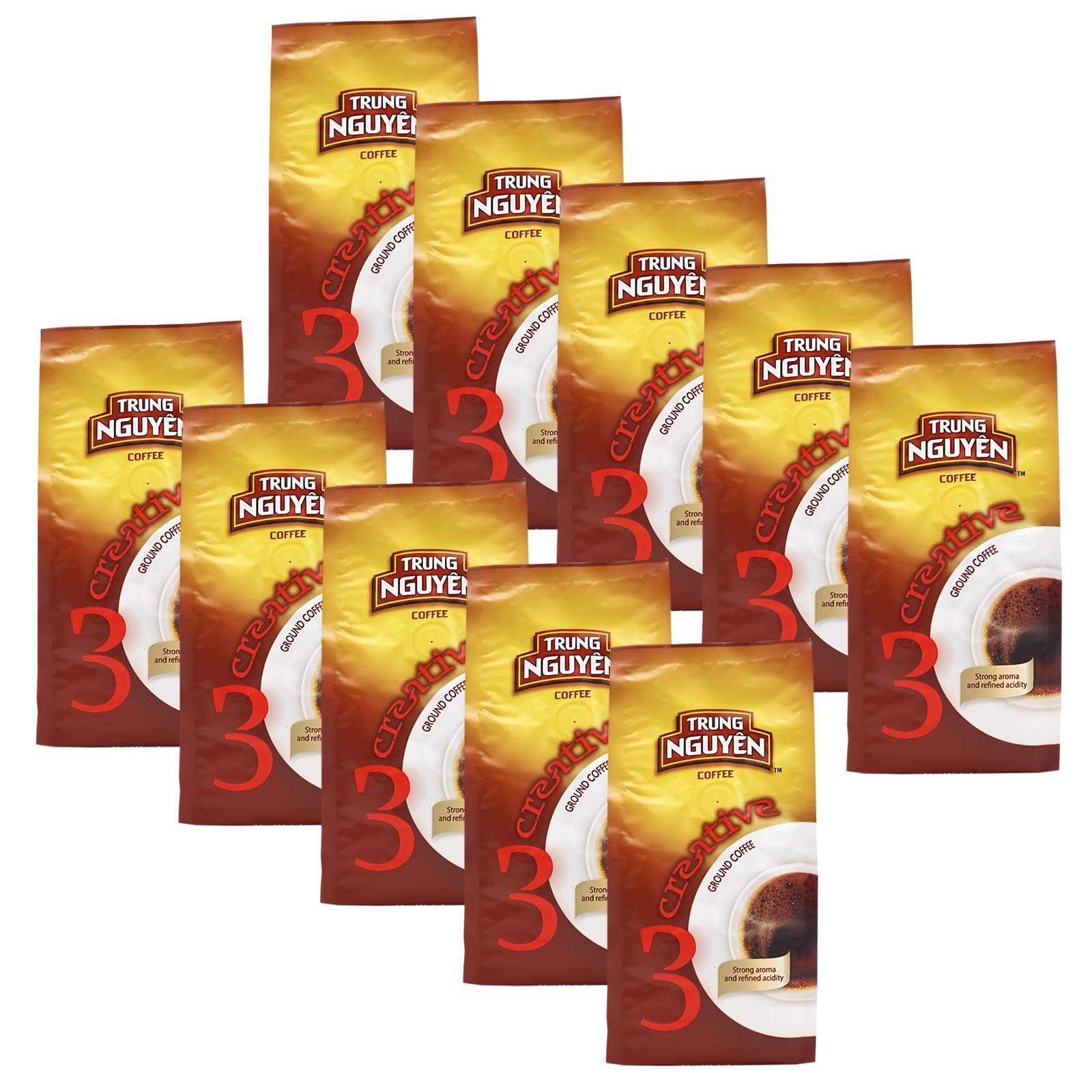 10x250g Trung Nguyen Creative 3 Vietnam Arabica Kaffee gemahlen