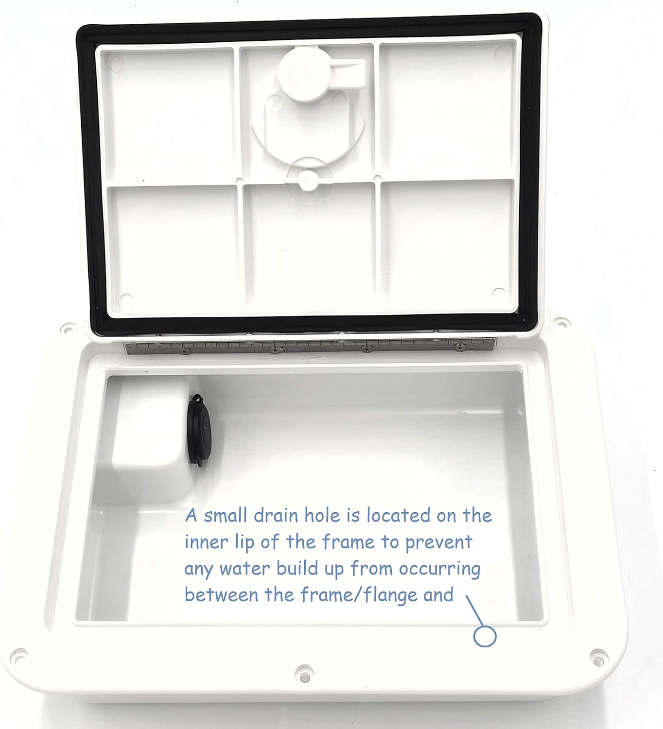 DPI Marine Glove Box 9"x12" Tub Only (Auster, Light Gray) - Made in USA