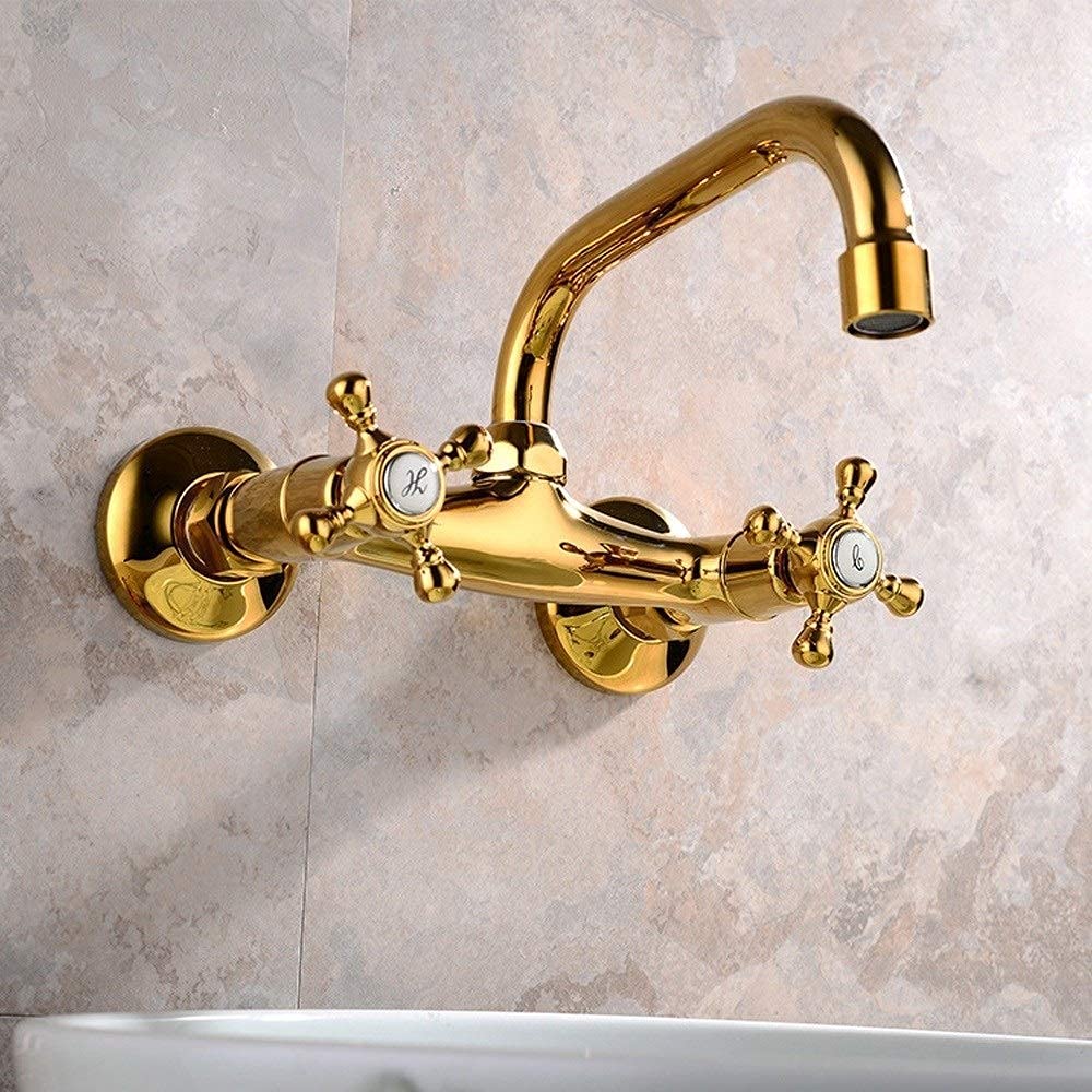 Robinet Moderngold en bronze véritable à double poignée rétro - 8