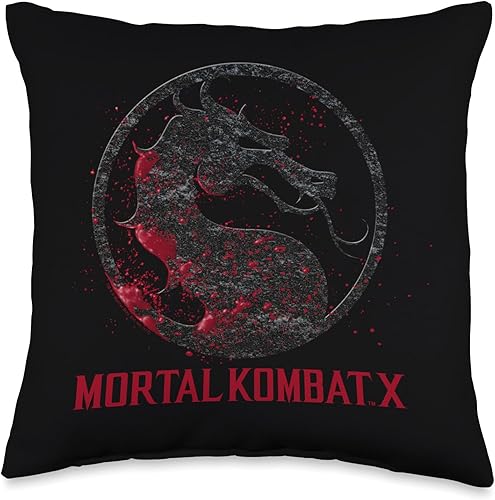 Mortal Kombat X Bloody Seal - Almohada (16.0 x 16.0 in), multicolor