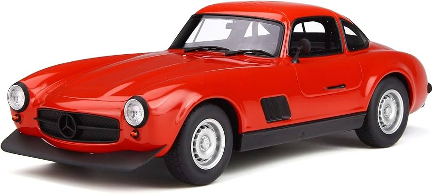 Amazon.com: OttOmobile OTTO 1/18 MB 300SL AMG 1974 Red OT311