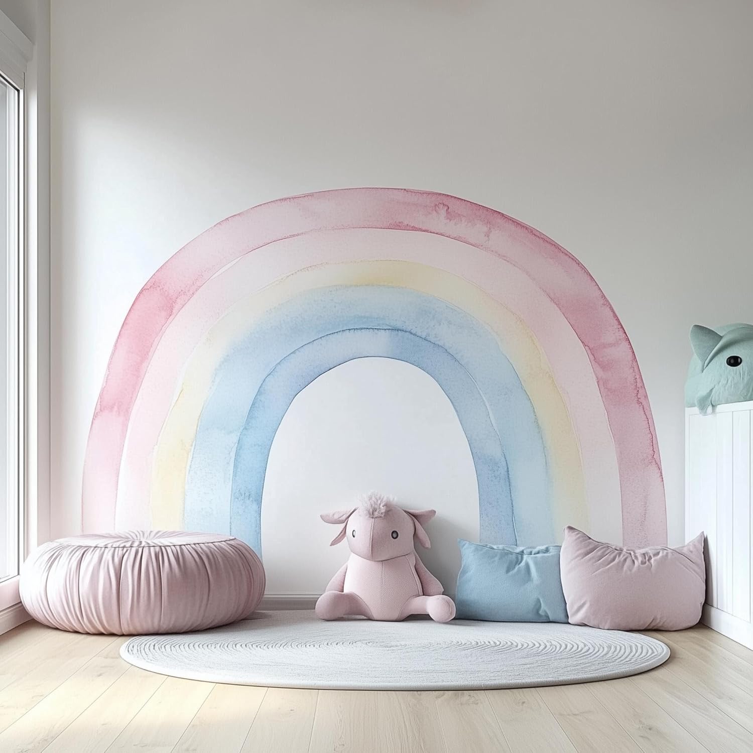 Watercolor Rainbow Wall Sticker