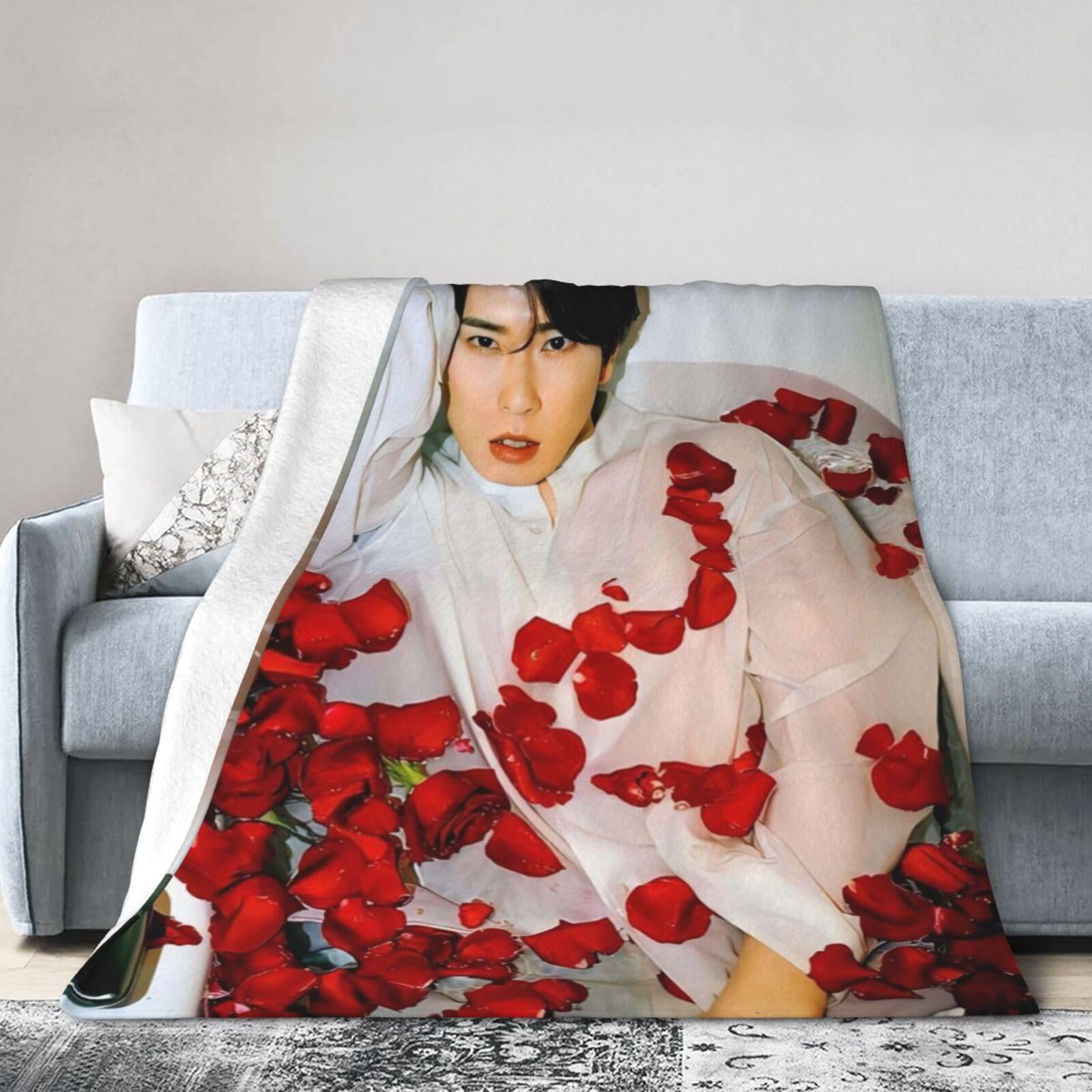 Amazon｜人気 宮舘涼太 (2) フランネル毛布 シングル ブランケット