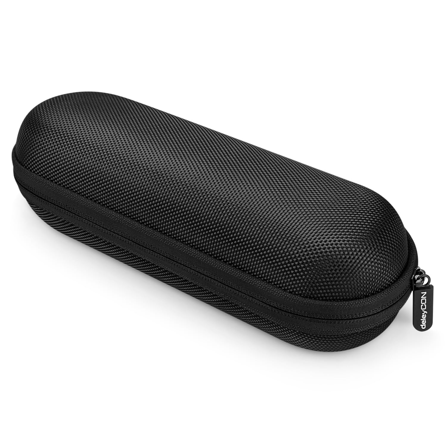 deleyCON Etui Podróżne Pudełko Torba na Twardą Skorupę Hardcase z Kieszeniami z Siatki do Elektrycznych Szczoteczek do Zębów Golarki Grzebienie Kosmetyki - Czarny