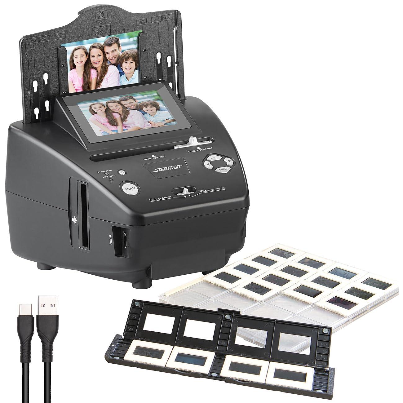 Somikon SD-1100 Stand-Alone-Scanner Für Dias Und Negative