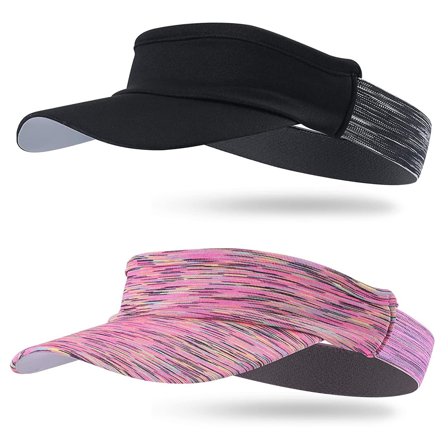 Arcweg Visiera Donna Capello Visiera Estivo Uomo Run cap Ciclismo Traspirante Morbido Elastico Visiera Sport Tennis Golf Marathon Outdoor Protezione UV UPF 50+