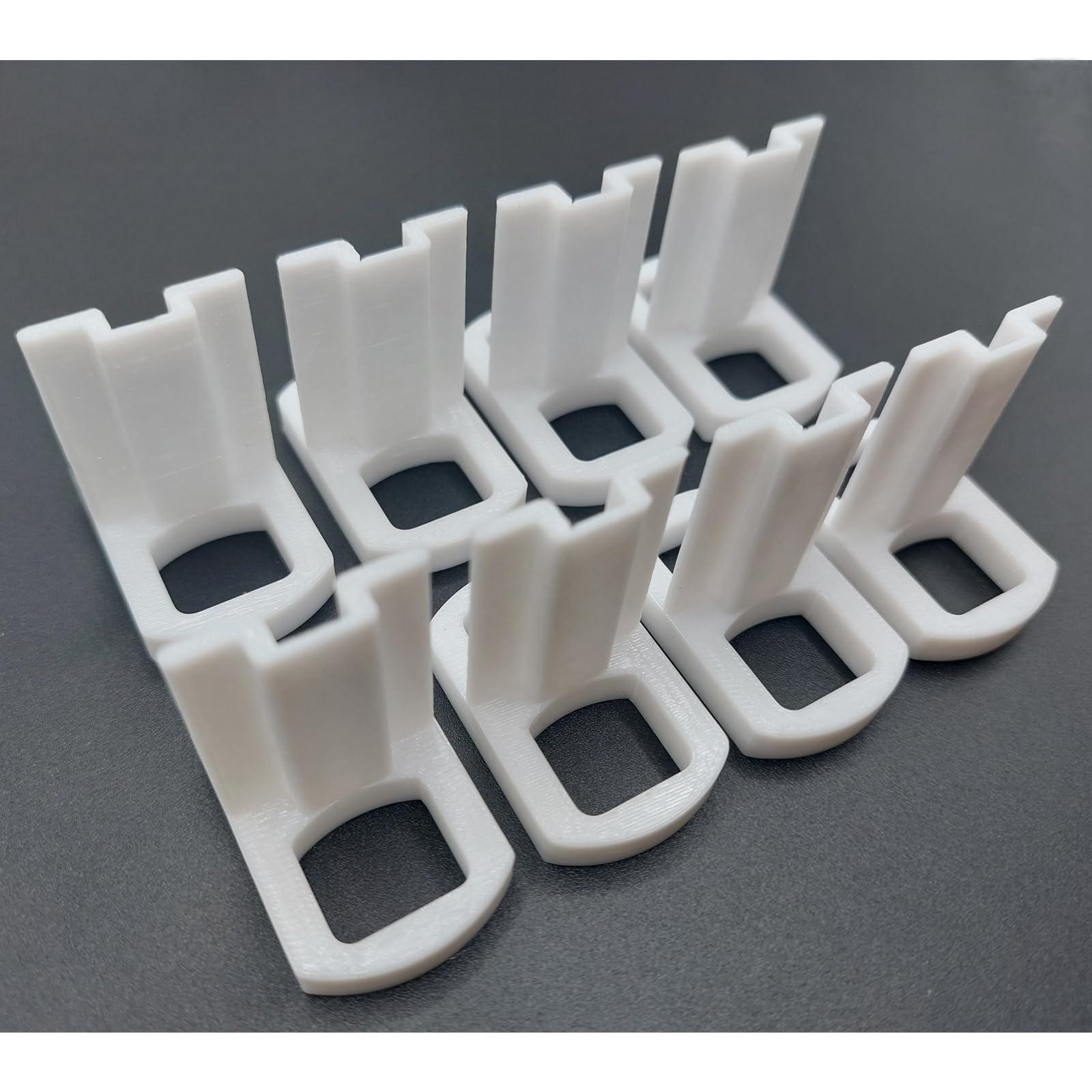 8 Pcs Sliding Cabinet Door Guide T Bar Rail Roller Rail Slider Accessories Slide Replacement Part, White - Image 2