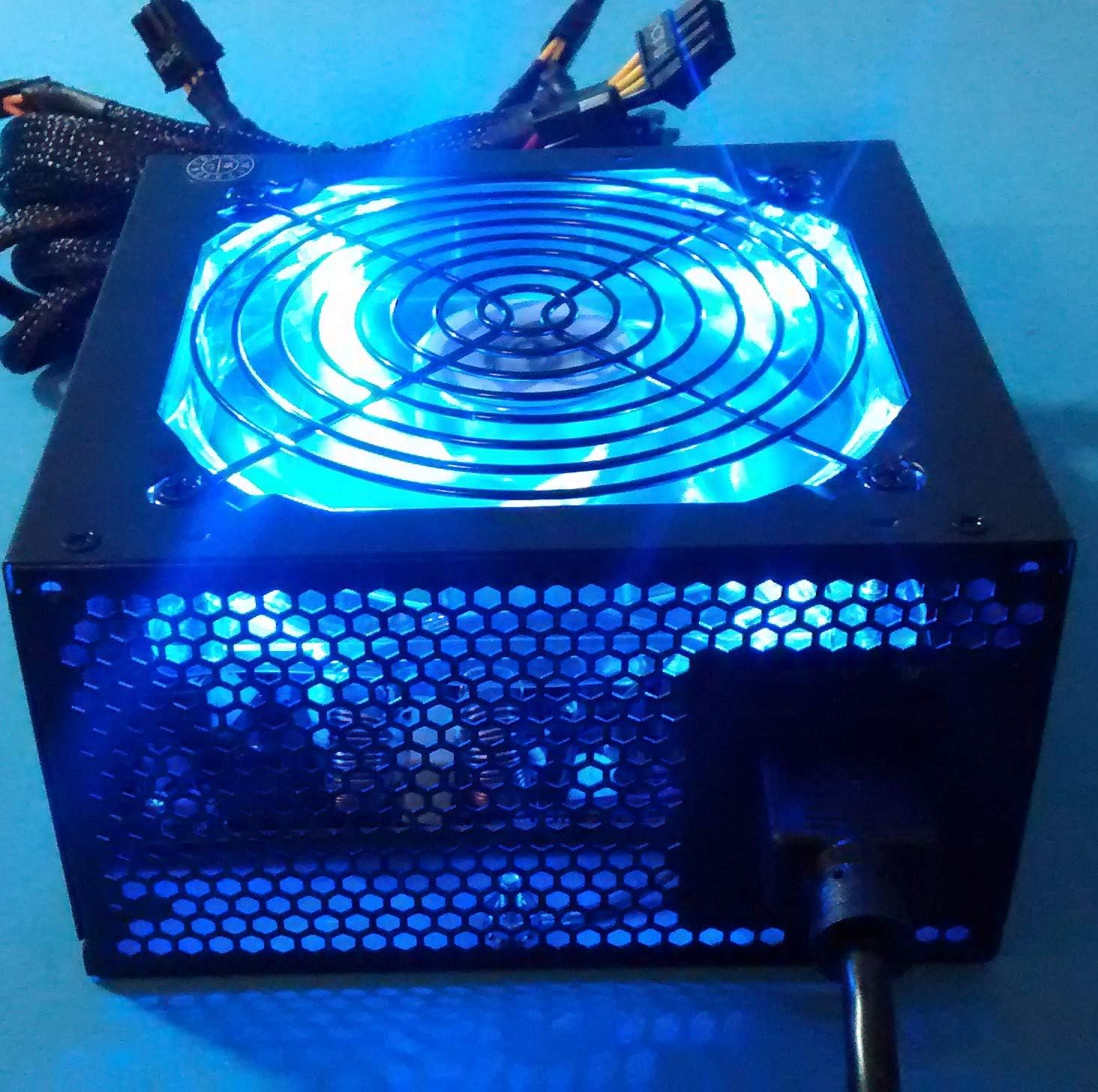 SHARK TECHNOLOGY® ATX-1000-LED Silent 1000W 120mm Blue LED Fan Active PFC Dual PCI-E Gaming PC ATX Power Supply
