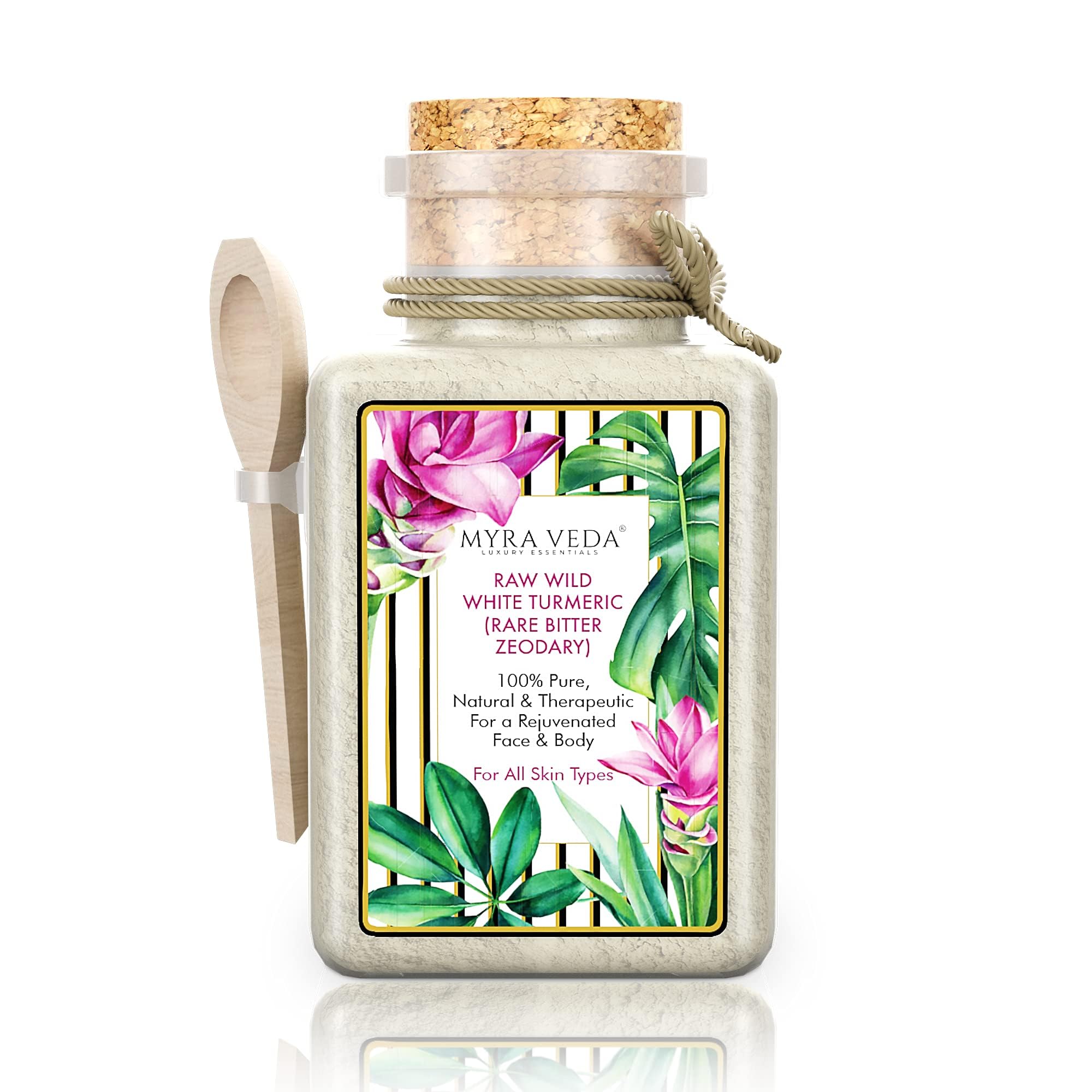 Myra Veda White Turmeric Face Mask For Reducing Acne, Scars, Tan & Pimples | Exfoliate Oil,Uneven Skin Tone & Wrinkles | Promotes Brightening & Glowing | Suitable for Sensitive Skin -100 gm-image-31