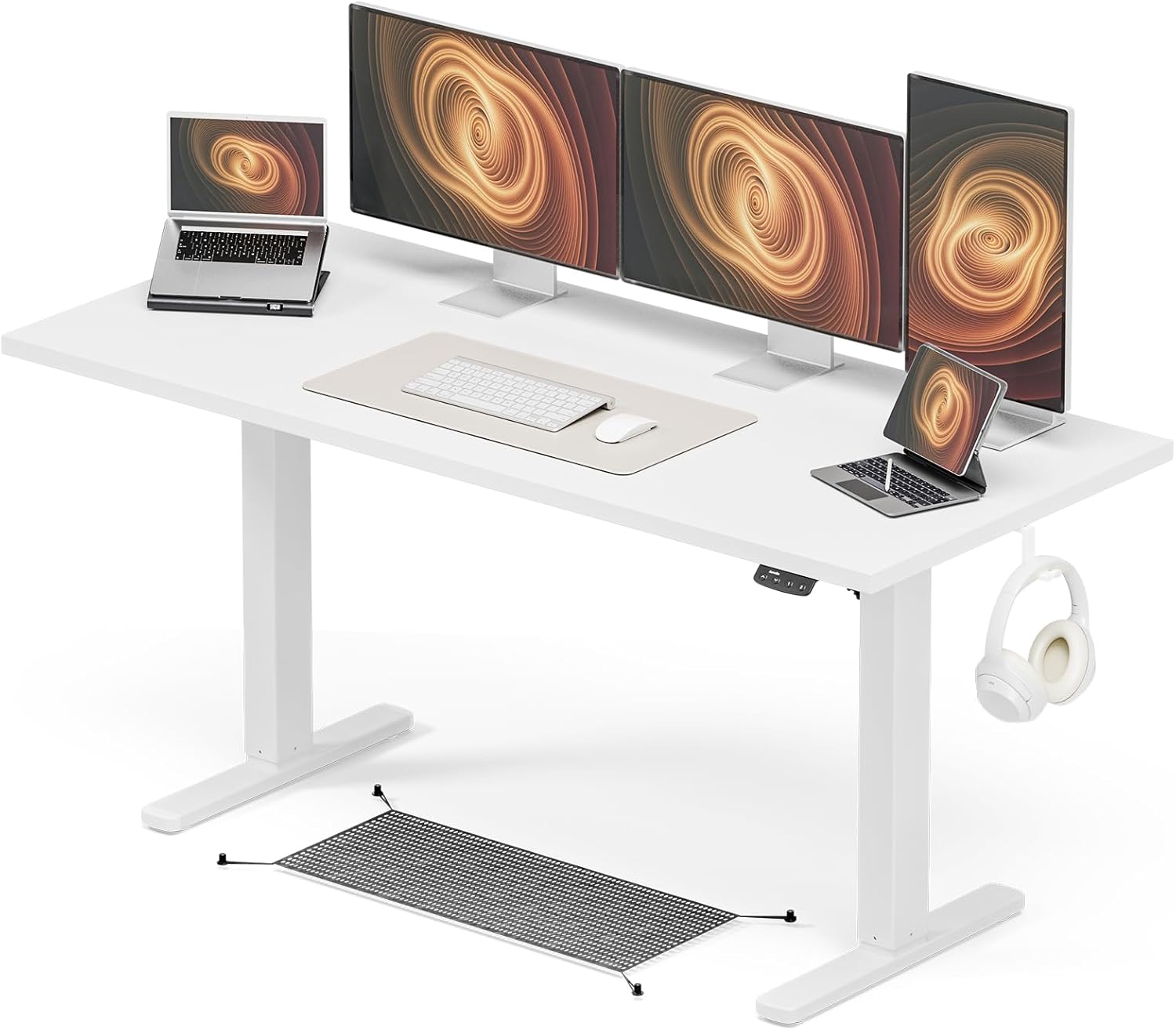 Acrolix Adjustable Standing Desk 63x24 White